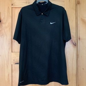 Nike Golf Tiger Woods Modern Fit Dri-Fit Polo- L
